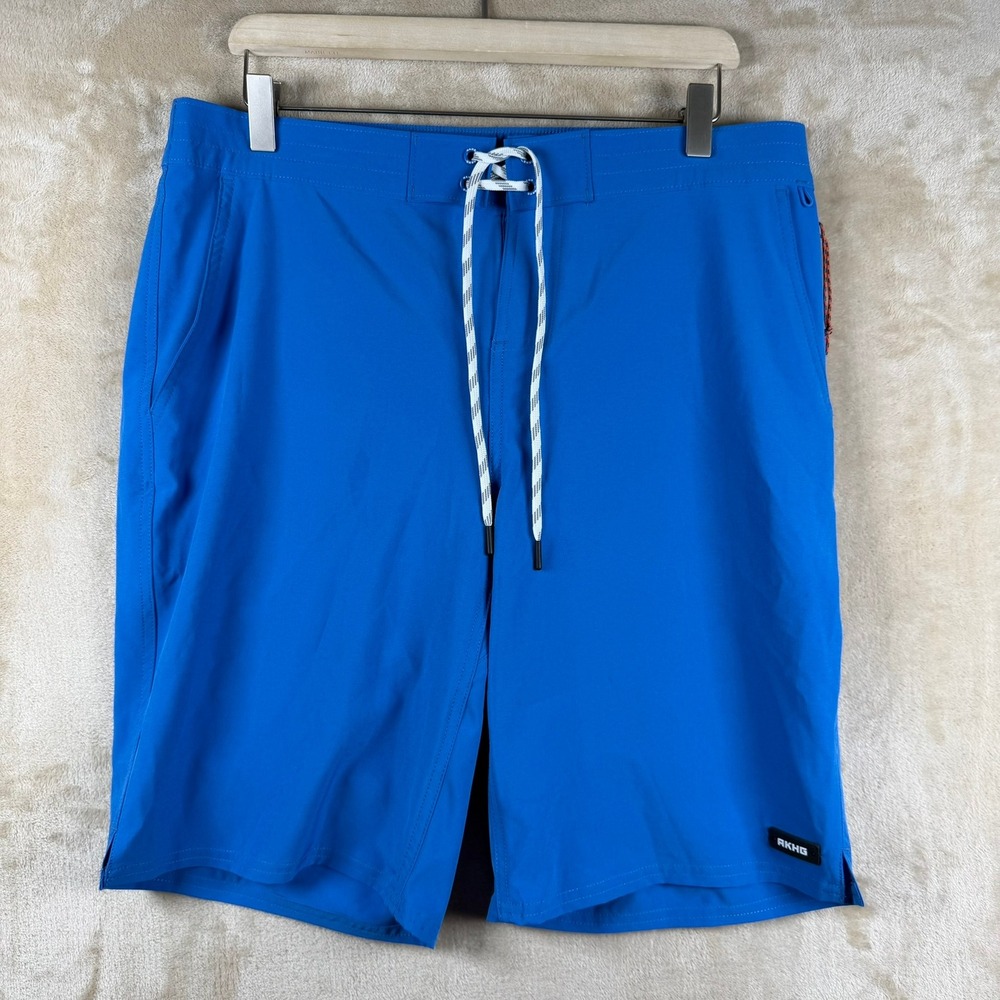 Alaskan Hardgear NWOT Duluth Trading Co Mens 34 Board Shorts Blue Swim Trunk